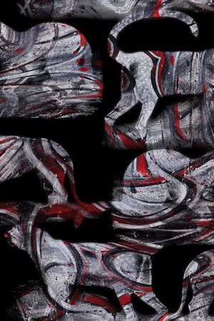 抽象印花华亿平台图片