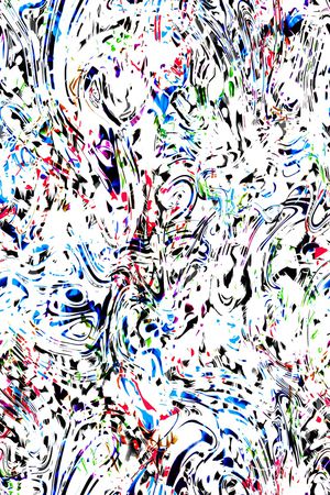 线条画印花华亿平台图片