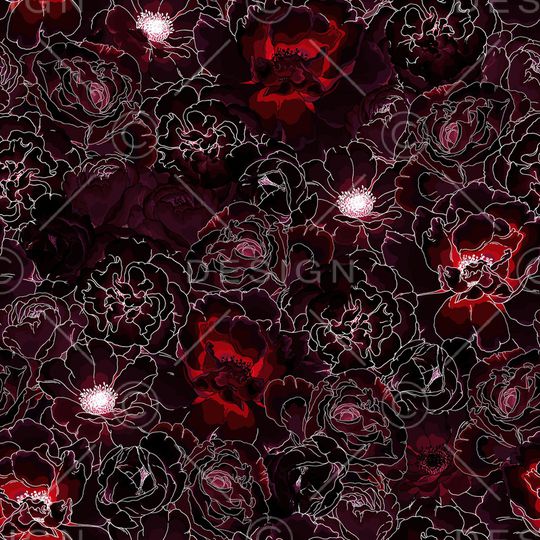 花瓣印花华亿平台图片