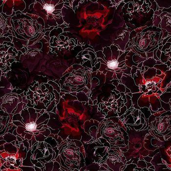 花瓣印花华亿平台图片