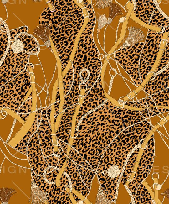 豹纹印花华亿平台图片