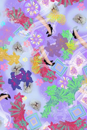 几何印花华亿平台图片