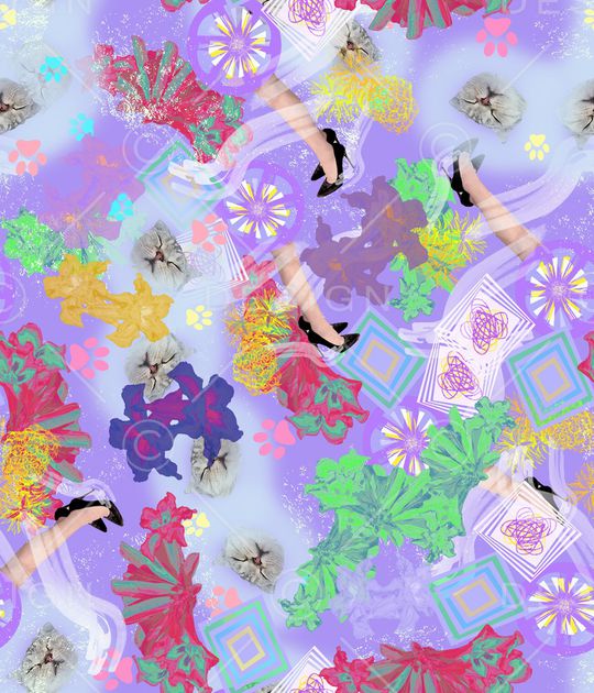 几何印花华亿平台图片