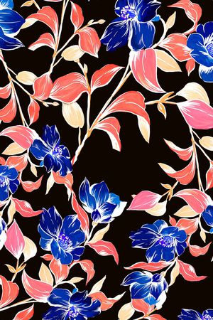 绿植树叶印花华亿平台图片