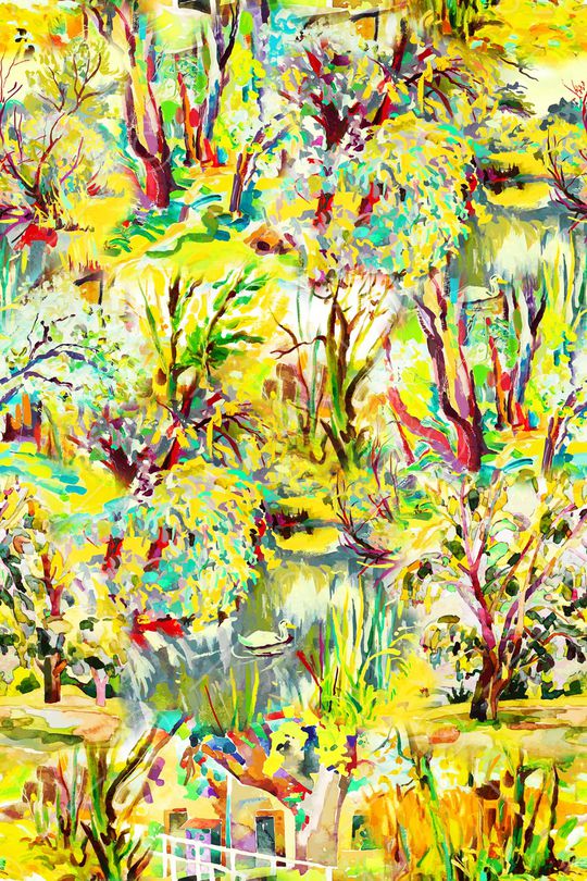 抽象印花华亿平台图片