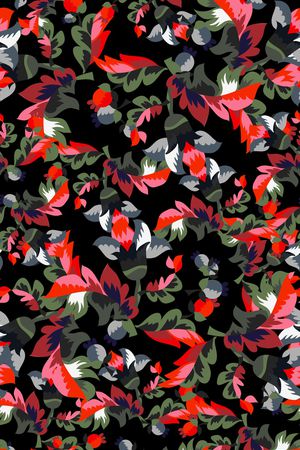 几何花卉印花华亿平台图片