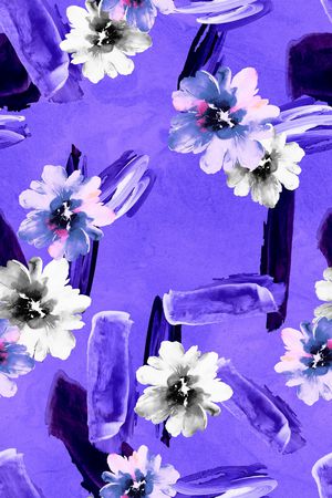 笔触印花华亿平台图片