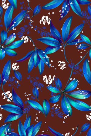 植物印花华亿平台图片