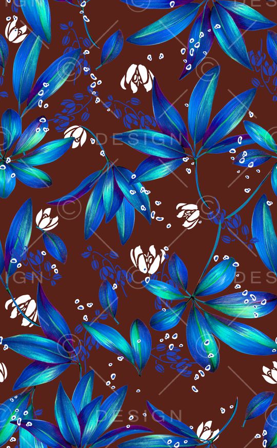 植物印花华亿平台图片