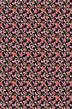 蝴蝶印花华亿平台图片