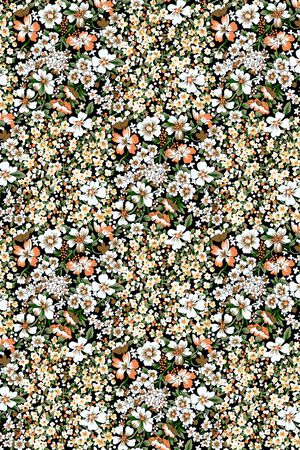 小碎花印花华亿平台图片