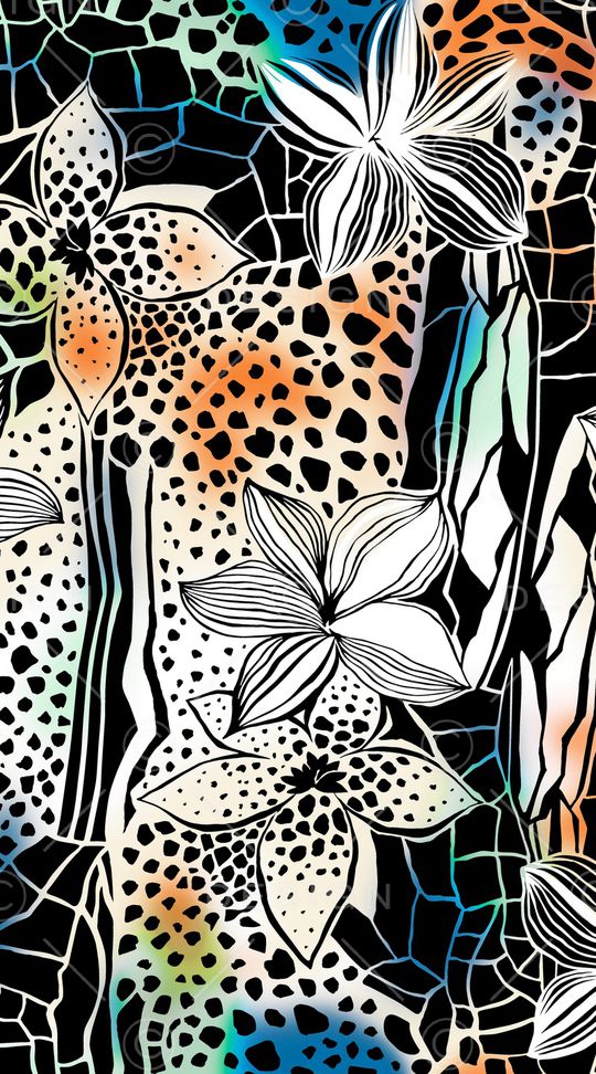 抽象印花华亿平台图片