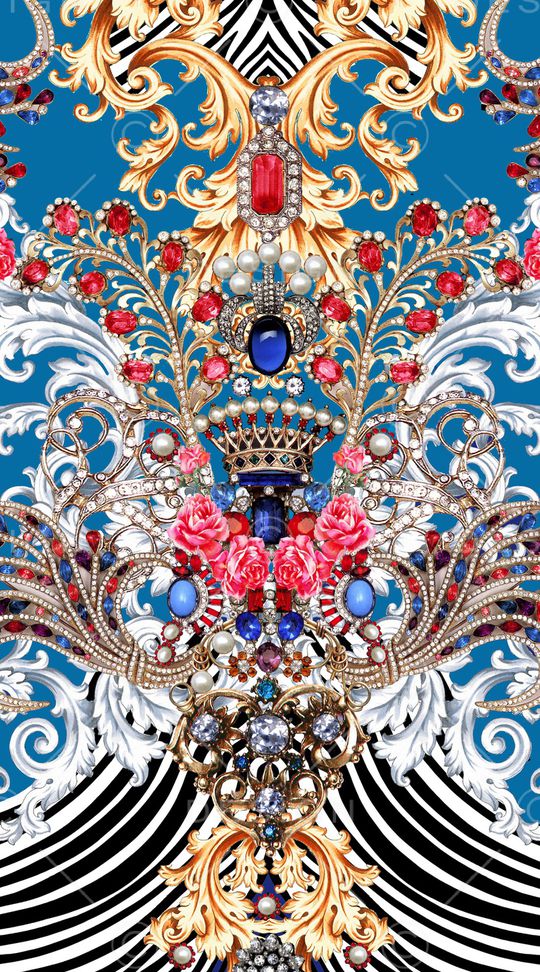 抽象印花华亿平台图片