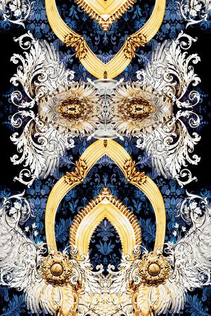 抽象印花华亿平台图片