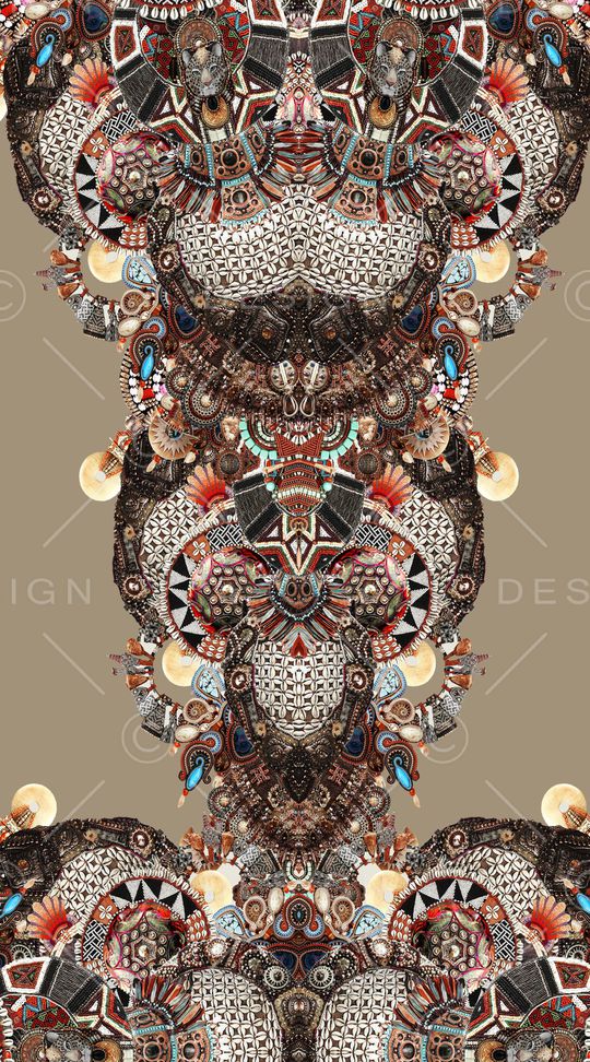 抽象印花华亿平台图片