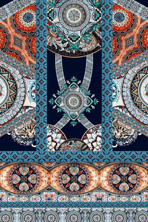 抽象印花华亿平台图片