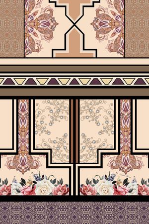 抽象印花华亿平台图片