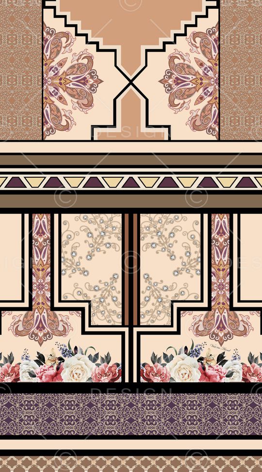 抽象印花华亿平台图片