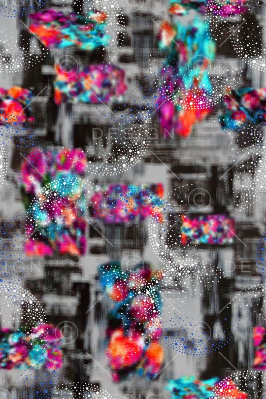 水墨风印花华亿平台图片