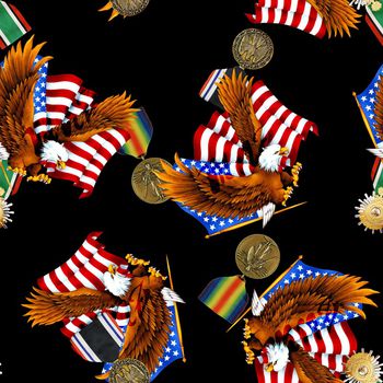 国旗印花华亿平台图片