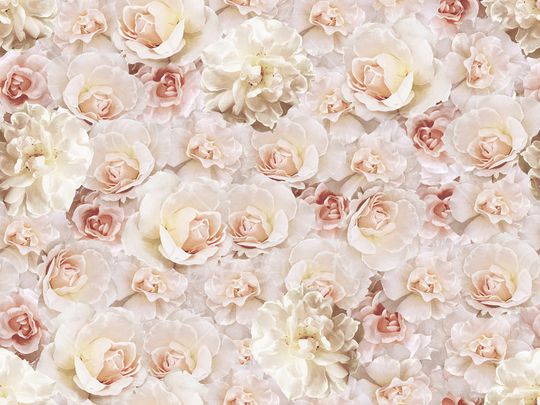 满底花卉印花华亿平台图片