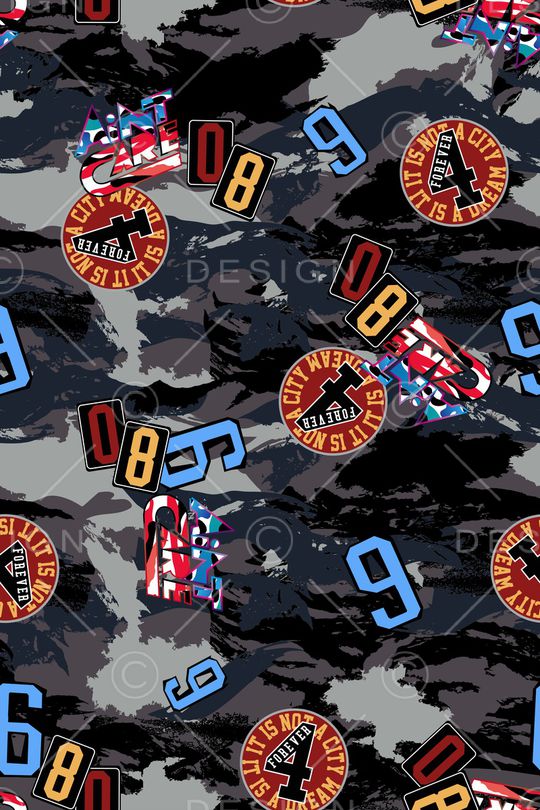 抽象印花华亿平台图片