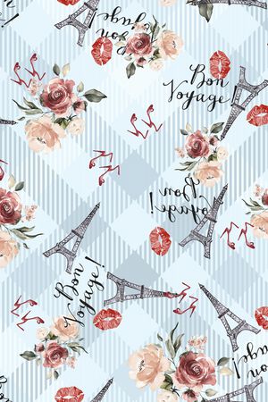 格子印花华亿平台图片