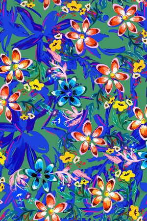 植物印花华亿平台图片