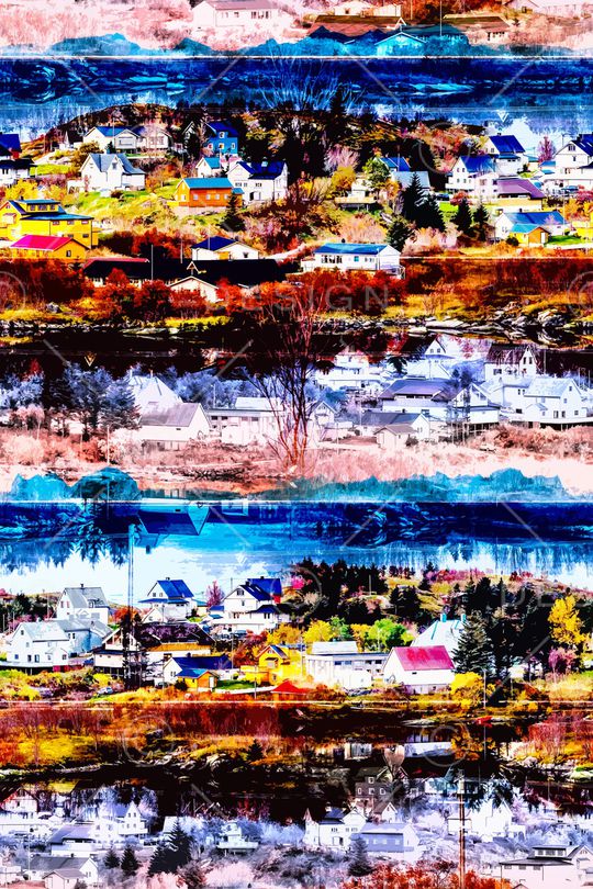 抽象印花华亿平台图片