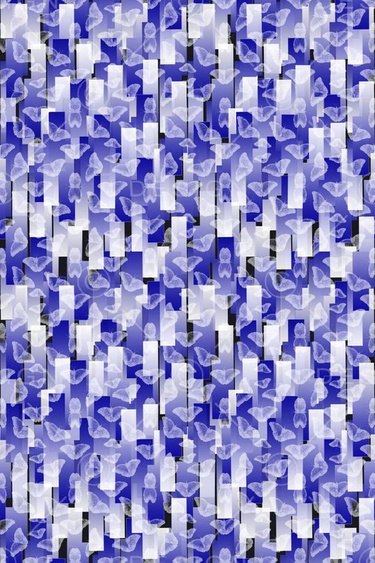 蝴蝶印花华亿平台图片