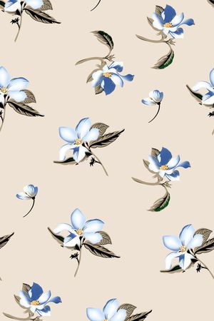 小碎花印花华亿平台图片