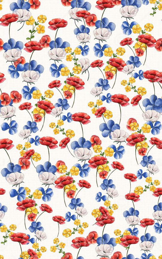 小碎花印花华亿平台图片