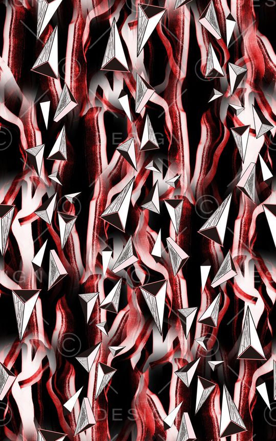 几何印花华亿平台图片