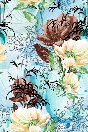 休闲印花华亿平台图片