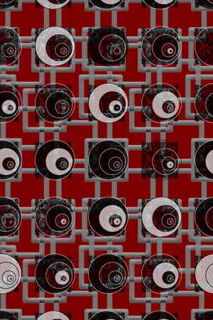 格子印花华亿平台图片