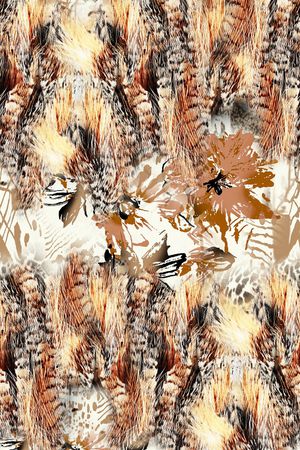 抽象印花华亿平台图片