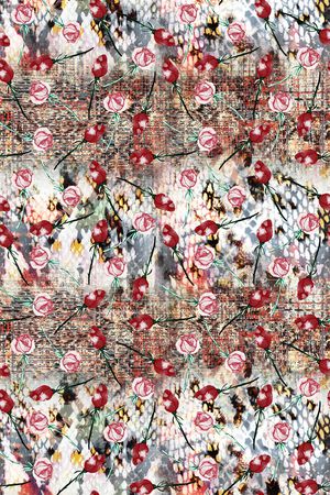 抽象印花华亿平台图片