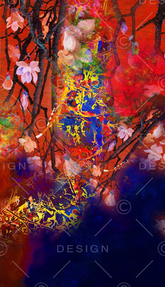 定位花印花华亿平台图片