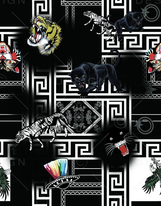 动物印花华亿平台图片