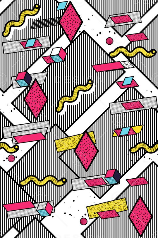 几何男装印花华亿平台图片