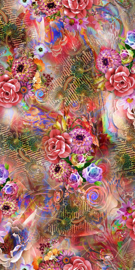 抽象印花华亿平台图片