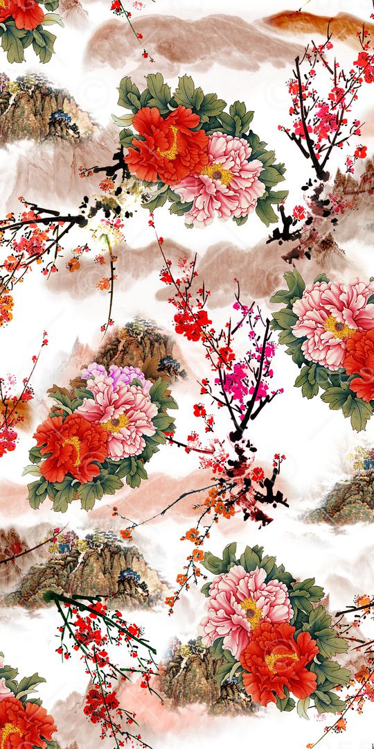 抽象印花华亿平台图片