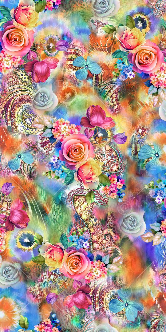 抽象印花华亿平台图片