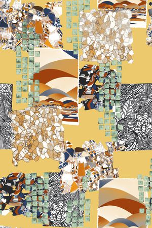 几何印花华亿平台图片