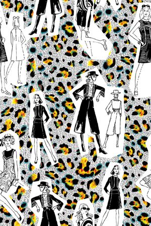 豹纹印花华亿平台图片