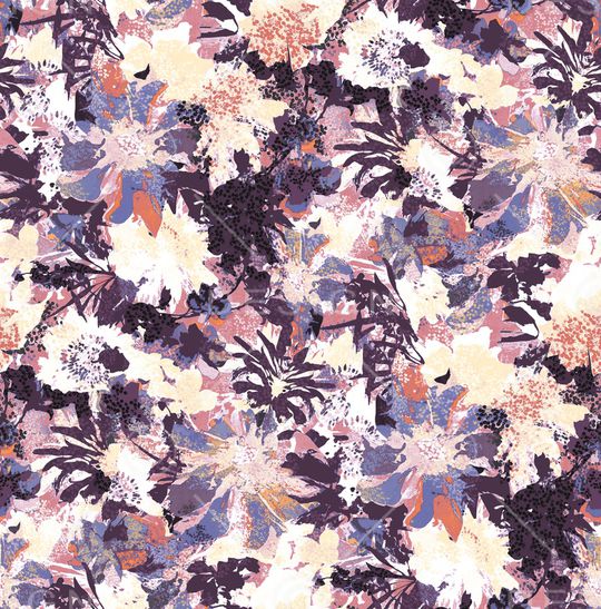 水墨风印花华亿平台图片