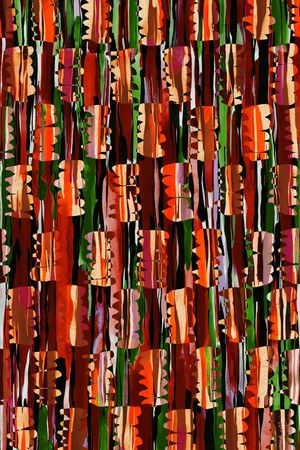 几何印花华亿平台图片