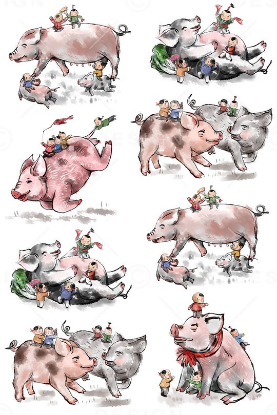 水墨风印花华亿平台图片