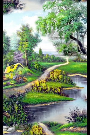 油画华亿平台印花华亿平台图片