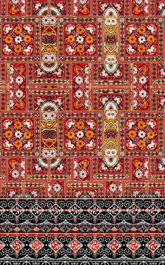 几何印花华亿平台图片